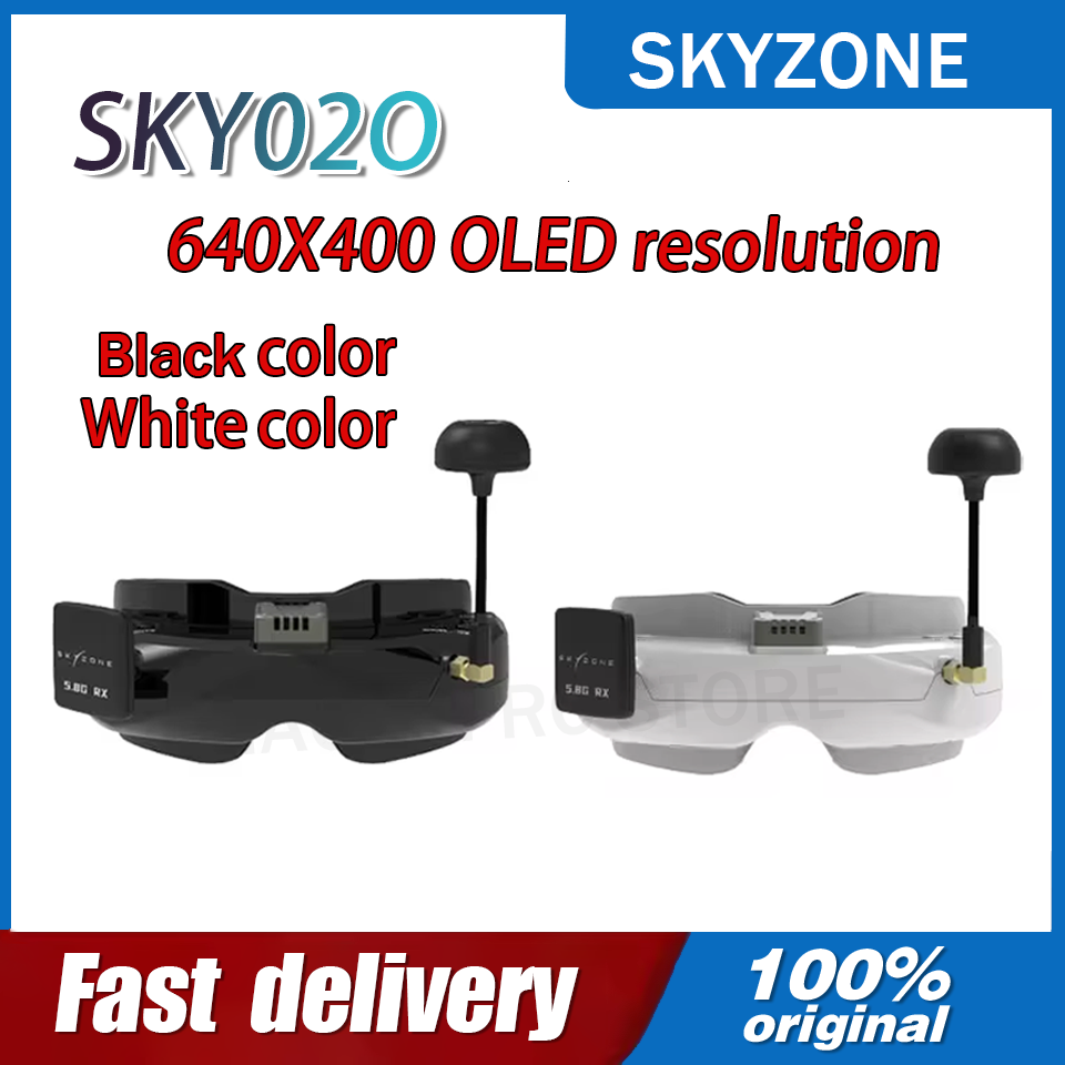 Drone Battery - SKYZONE SKY02O OLED 5.8GHz 2S-6S FPVゴーグル