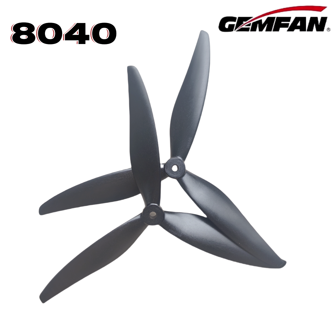 Drone Propeller - Gemfan 8040 8X4X3 3枚羽 8インチプロペラ RC撮影ドローン