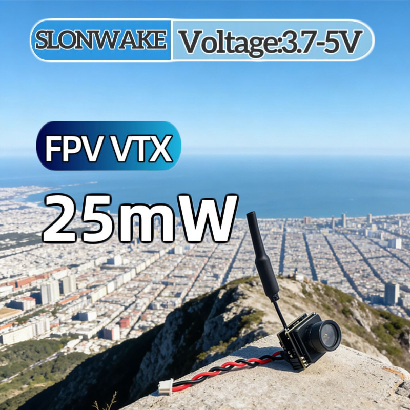 Drone Transmitter - SLONWAKE FPV 25mW パワーシミュレーション VTX 統合型送信機と