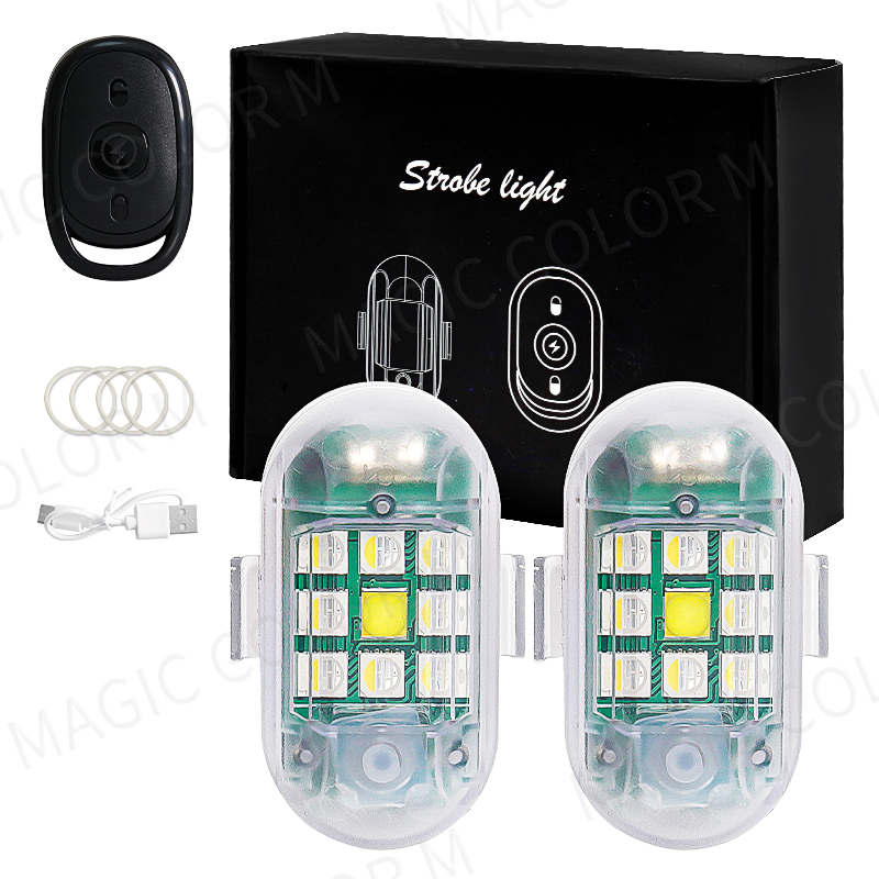 Drone Led Light - ワイヤレスLEDライト,リモコン付き点滅ライト,衝突防止インジケーター,自動車,オートバイ,クルーズ用