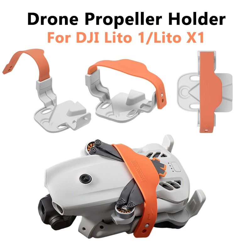 Drone Propeller Guard - ドローンアクセサリープロペラホルダー Proter DJI Lito 1/X1 プロペラプロテクターブレードストラップウィング固定スタビライザー