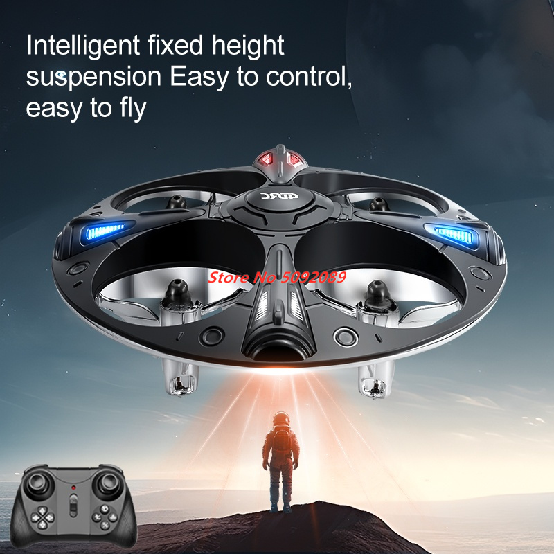 スマート姿勢保持ホバーミニリモコンヘリコプターUFO 2.4 - Drone Led Light のレビューと価格