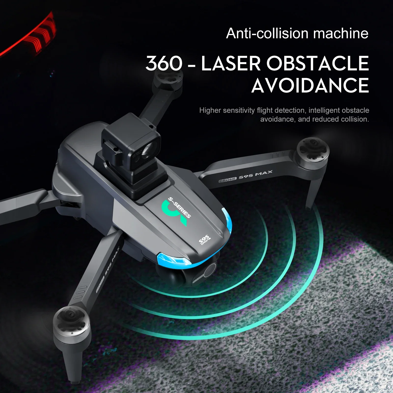 新しい S9S MAX ミニドローン 4K 2 軸 PTZ  - Drone Gps Mount のレビューと価格