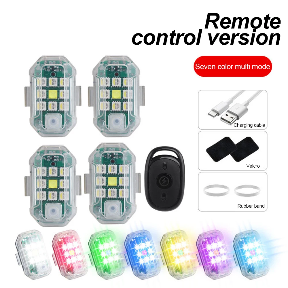 ワイヤレスリモコン LED 航空機ストロボライト車自動車オー - Drone Led Light のレビューと価格