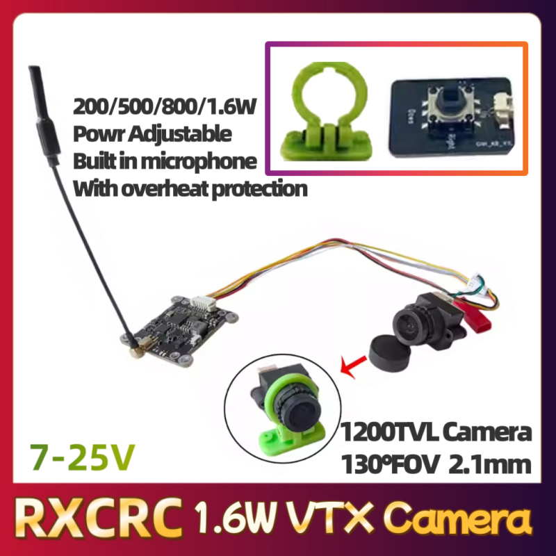 RXCRC 5.8G モジュール 48CH 1.6W VTX - Drone Transmitter のレビューと価格