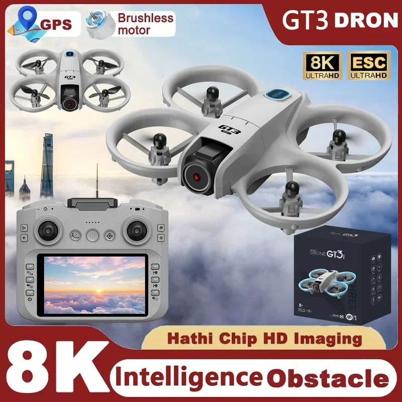 GT3ミニ新型ドローンRCクアッドコプター、8Kカメラ搭載H - Drone Gps Mount のレビューと価格
