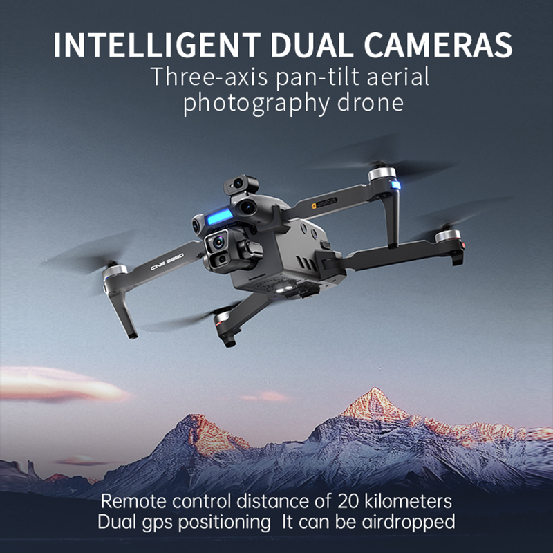 2026年新型8Kデュアルカメラドローン、5.5インチ大型ス - Drone Gps Mount のレビューと価格