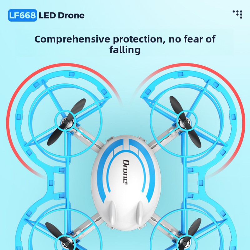 LEDライト付きミニRCドローン、4軸クアッドコプターおもち - Drone Led Light のレビューと価格
