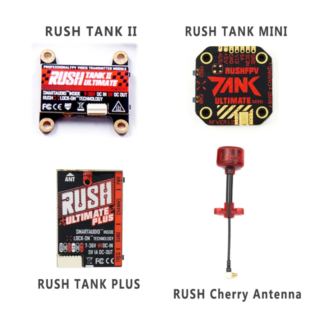 RUSH TANK Ultimate II/Mini/PLU - Drone Transmitter のレビューと価格