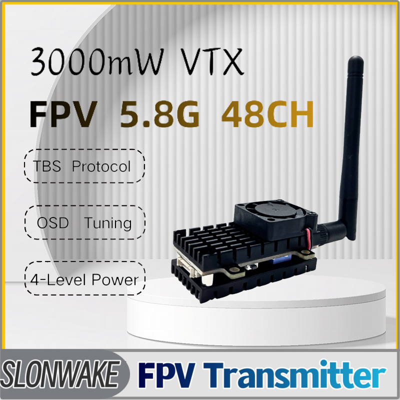 SLONWAKE 5.8G 3000mW シミュレーション  - Drone Transmitter のレビューと価格