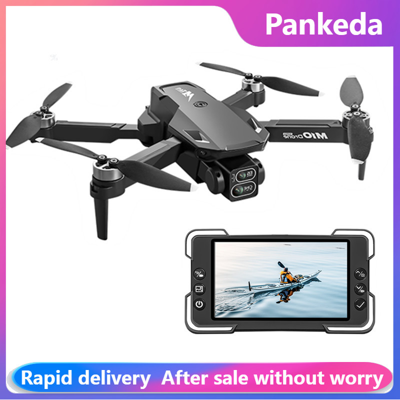 M10カメラドローン、画面付きリモコン、デュアルカメラ、オプ - Drone Gimbal のレビューと価格